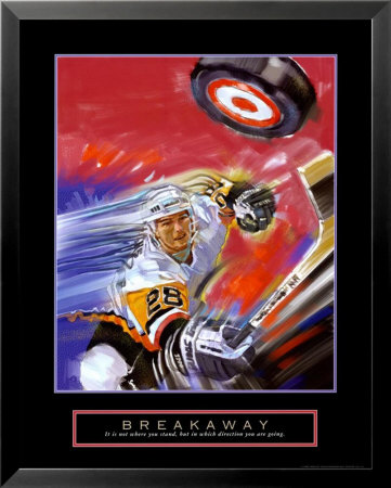 Breakaway: Slap Shot by Bill Hall Pricing Limited Edition Print image