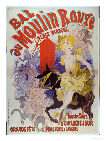 Ball At The Moulin Rouge, Place Blanche, 1889 by Jules Cheret Pricing Limited Edition Print image