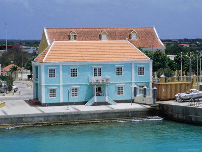Dutch-Style Architecture, Kralendijk, Netherlands Antilles by Lee Foster Pricing Limited Edition Print image