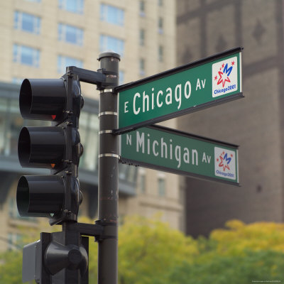 Road Signs On Traffic Lights On A Street by Keith Levit Pricing Limited Edition Print image