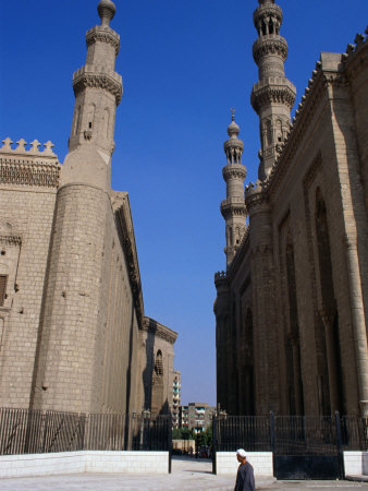 Madrasa Sultan Hasan Mosque And Al Rifa I Mosque, Cairo, Egypt by Chris Mellor Pricing Limited Edition Print image