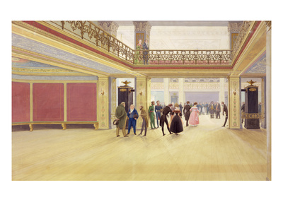Interior Of A Castle, C.1830 (W/C On Paper) by Johannes Flintoe Pricing Limited Edition Print image