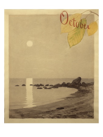 October, 1890 (W/C On Paper) by Theodor Severin Kittelsen Pricing Limited Edition Print image