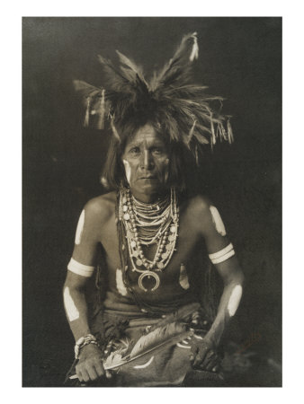 Hopi Snake Priest by Edward S. Curtis Pricing Limited Edition Print image