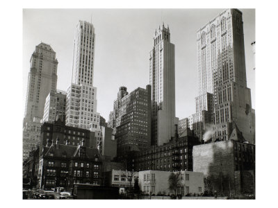 Park Avenue And 39Th Street, Manhattan by Berenice Abbott Pricing Limited Edition Print image