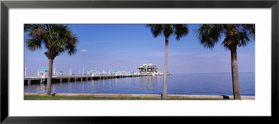 Pier Stretching Into The Ocean, St. Petersburg, Florida, Usa by Panoramic Images Pricing Limited Edition Print image