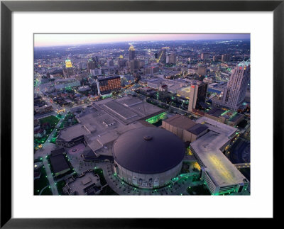 City At Twilight From Tower Of The Americas, San Antonio, Texas by John Elk Iii Pricing Limited Edition Print image