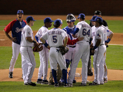 San Francisco Giants V Texas Rangers, Game 4: Alexi Ogando by Doug Pensinger Pricing Limited Edition Print image