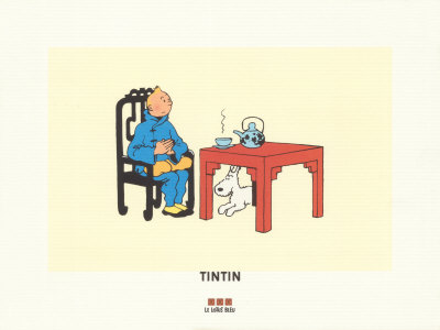 Tintin And The Teapot by Herge (Georges Remi) Pricing Limited Edition Print image