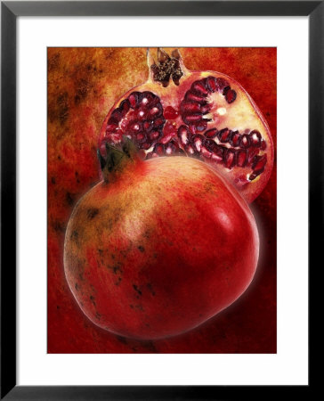 Artistic Still Life With Whole And Half Pomegranate by Dieter Heinemann Pricing Limited Edition Print image