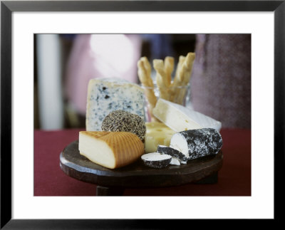 Various Types Of Cheese With Cheese Straws by Alena Hrbkova Pricing Limited Edition Print image