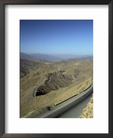 Road Through The High Atlas Mountains, Morocco, North Africa, Africa by Tony Gervis Pricing Limited Edition Print image