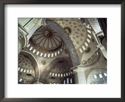 Interior Of The Blue Mosque (Sultan Ahmet Mosque), Unesco World Heritage Site, Istanbul, Turkey by John Henry Claude Wilson Pricing Limited Edition Print image