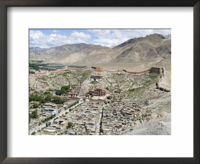 View From Fort, Including Kumbum, Gyantse, Tibet, China by Ethel Davies Pricing Limited Edition Print image