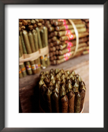 Burmese Cheroots At Market Stall, Myanmar by Anthony Plummer Pricing Limited Edition Print image