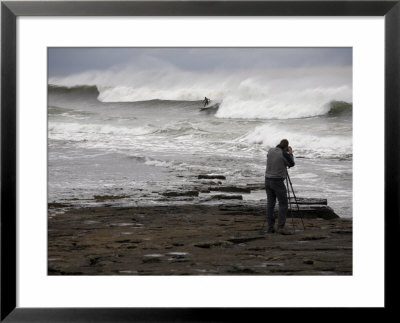 Surfing The Reefbreaks Of County Donegal, Ulster, Republic Of Ireland by Andrew Mcconnell Pricing Limited Edition Print image