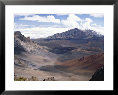 Haleakala Crater, Maui, Hawaii, Hawaiian Islands, Usa by Ken Gillham Pricing Limited Edition Print image