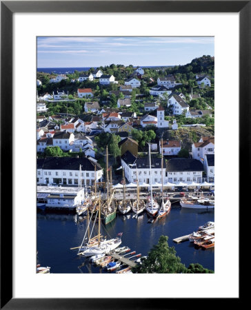 Risor, The White Town On The Skagerrak, South Coast, Norway, Scandinavia by Gavin Hellier Pricing Limited Edition Print image