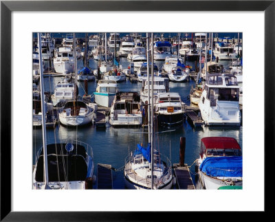 Boats At Marina Of Fisherman's Wharf, San Francisco, California, Usa by Richard I'anson Pricing Limited Edition Print image