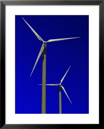 Wind Turbines, Computer Generation by Roger Sutcliffe Pricing Limited Edition Print image