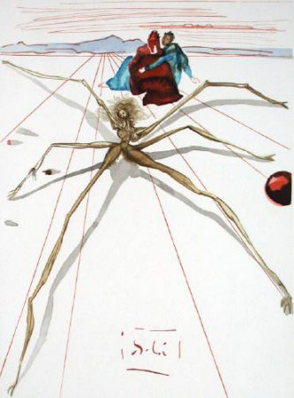Dc Purgatoire 17 - Quittant La Corniche... by Salvador Dali Pricing Limited Edition Print image