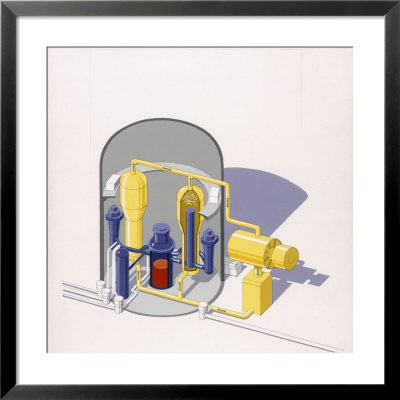 A Painting Of An Improved Reactor Design By Pierre Mion by Pierre Mion Pricing Limited Edition Print image
