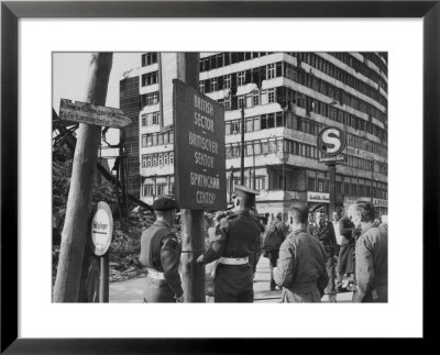 Accentuating The Division, Post-War Berlin, C.1948 by Jack Chitham Pricing Limited Edition Print image