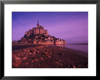 Mont St. Michel Fortress, Normandy, France by Bill Bachmann Pricing Limited Edition Print image