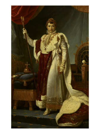 Napoleon I In Coronation Robe by Francois Gerard Pricing Limited Edition Print image