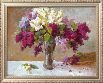 Elizabeth's Lilacs by Xiaogang Zhu Pricing Limited Edition Print image