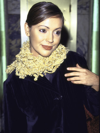 Actress Alyssa Milano by Marion Curtis Pricing Limited Edition Print image
