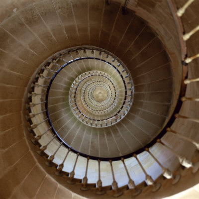 257 Steps Of The Phare Des Baleines Lighthouse, Ile De Re, Charente Maritime, France by Tony Gervis Pricing Limited Edition Print image