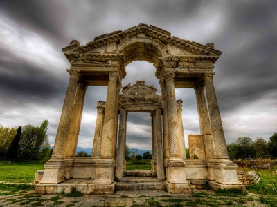 The Monumental Gateway Attetrapylon by Nejdet Duzen Pricing Limited Edition Print image