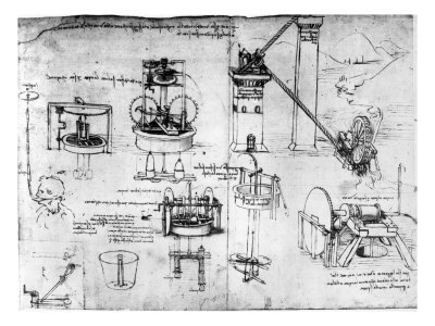 Hydraulic Devices by Leonardo Da Vinci Pricing Limited Edition Print image