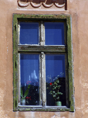 Window With Blue Reflection by Ilona Wellmann Pricing Limited Edition Print image
