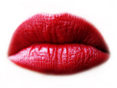 Close-Up Of Red Lipsticked Lips by Ilona Wellmann Pricing Limited Edition Print image