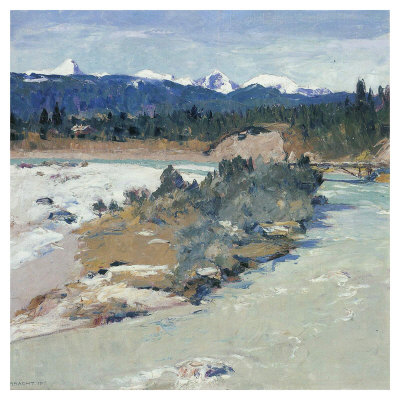 Riverbed Of The Loisach by Eugen Bracht Pricing Limited Edition Print image