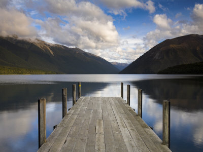 Lake Rotoiti In The Nelson Lakes National Park, South Island, New Zealand, Pacific by Adam Burton Pricing Limited Edition Print image