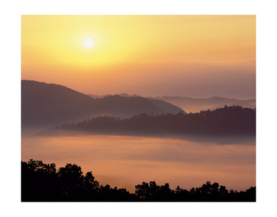 Foothills Parkway Fireball by Danny Burk Pricing Limited Edition Print image