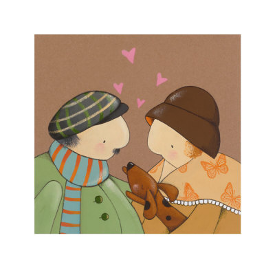 Puppy Love by Nicola Evans Pricing Limited Edition Print image