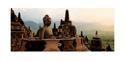 Borobudur Temple, Java, Indonesia by Warren Marr Pricing Limited Edition Print image