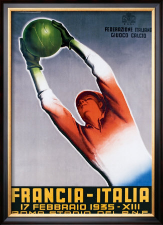 Francia-Italia Football, 1935 by T. Corbella Pricing Limited Edition Print image