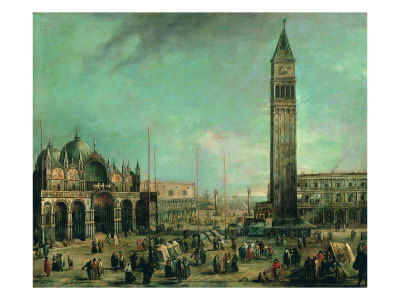 Fair In Piazza San Marco by Aldo Mazza Pricing Limited Edition Print image
