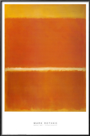 Saffron, 1957 by Mark Rothko Pricing Limited Edition Print image