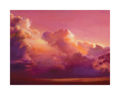Magenta Clouds by Patrick Howe Pricing Limited Edition Print image