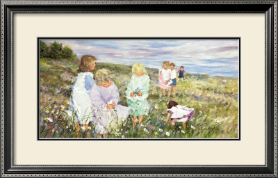 Picking Daisies by Hélène Léveillée Pricing Limited Edition Print image