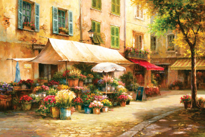 The Flower Market by Han Chang Pricing Limited Edition Print image