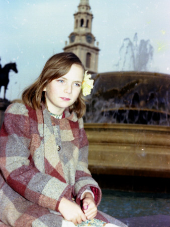 Little Girl In Trafalgar Square, London by Vanessa Wagstaff Pricing Limited Edition Print image