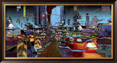 Taxis by Cedric Bouteiller Pricing Limited Edition Print image