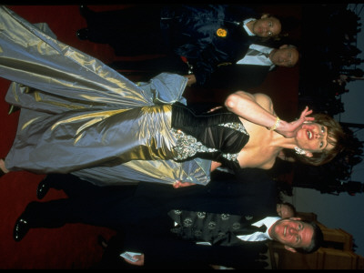 Sigourney Weaver, Wearing Gown By Christian Lacroix, Calling Out To Crowd At Academy Awards by Albert Ferreira Pricing Limited Edition Print image